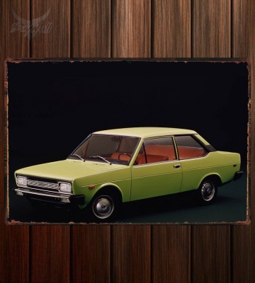 Металлическая табличка Fiat 131 Mirafiori 2-door